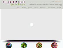 Tablet Screenshot of flourishtothrive.com